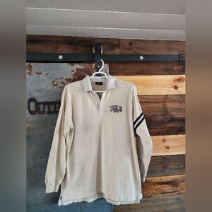 Vintage 90's Ralph Lauren Long Sleeve Heavy Cotton Rugby Style Shirt
